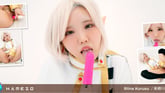 Rina Kurusu Looks So Hot Masturbating With Stockings On
