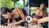 Passionate Sex in The Car With The Beautiful Paula