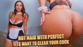 Hot Maid want to Clean your Cock - Lexis Star