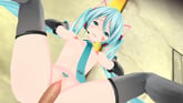 Vocaloid - Hatsune Miku Rough Sex (A XXX Parody)