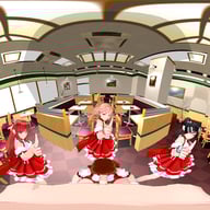 Sexy Dancing Anime Girls in Cafe with Blowjob SVP HentaiGirl vr porn video vrporn.com virtual reality