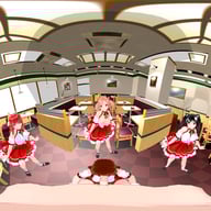 Sexy Dancing Anime Girls in Cafe with Blowjob SVP HentaiGirl vr porn video vrporn.com virtual reality