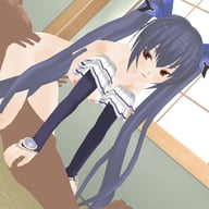 Neptunia Cute Noire Reverse Cowgirl Riding (A XXX Parody) pov porn