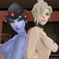 Overwatch - Double Buttjob Lewd FRAGGY HentaiGirl vr porn video vrporn.com virtual reality