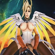 Mercy Shows You A Good Time In The Sky DarkDreams Mercy vr porn video vrporn.com virtual reality