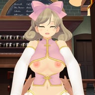 Senran Kagura - Haruka Cowgirl &amp; Creampie CGI Girl Lewd FRAGGY vr porn video vrporn.com virtual reality