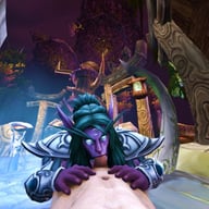 Tyrande's Personal Buff CGI Girl DarkDreams vr porn video vrporn.com virtual reality