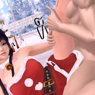 Dead Or Alive - Nyotengu Xmas Pleasure CGI Girl Lewd FRAGGY vr porn video vrporn.com virtual reality