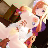 Touhou - Yukari Cowgirl Ramsses II - Titjob Lewd FRAGGY vr porn video vrporn.com virtual reality