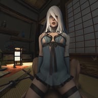 NieR: Automata - A2 On Top DarkDreams vr porn video vrporn.com virtual reality