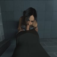 Stairwell Blowjob AMTVR vr porn video vrporn.com virtual reality