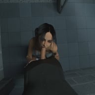 Stairwell Blowjob AMTVR vr porn video vrporn.com virtual reality