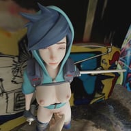 Tracer VR Clit Rub (With sound) Pup's Smut cgi girl vr porn video vrporn.com virtual reality