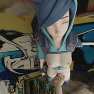 Tracer VR Clit Rub (With sound) Pup's Smut cgi girl vr porn video vrporn.com virtual reality