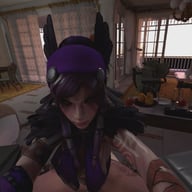 The Morrigan VR Cowgirl Pup's Smut cgi girl vr porn video vrporn.com virtual reality