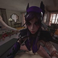 The Morrigan VR Cowgirl Pup's Smut cgi girl vr porn video vrporn.com virtual reality