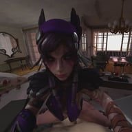 The Morrigan VR Cowgirl Pup's Smut cgi girl vr porn video vrporn.com virtual reality