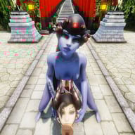 Overwatch - Assisted Deepthroat Lewd FRAGGY vr porn video vrporn.com virtual reality