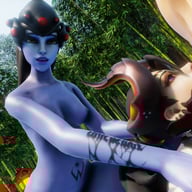 Overwatch - Assisted Deepthroat Lewd FRAGGY vr porn video vrporn.com virtual reality