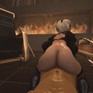 Stayin' Warm With 2B (black) -Nier Automata Laosduude vr porn video vrporn.com virtual reality