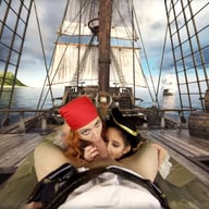 Captain Cock Arrow Video VRConk Darce Lee Foxy Sanie vr porn video vrporn.com virtual reality