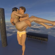 Deep Kiss of Love (CGI Ray-Traced Slides + animation) SkinRays vr porn video vrporn.com virtual reality