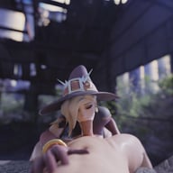 POV - Mercy blowjob and deepthroat - Tiaz3dx vr porn video vrporn.com vitual reality