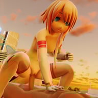 Hyperdimension Neptunia - Rom Sunset Riding Lewd FRAGGY vr porn video vrporn.com virtual reality