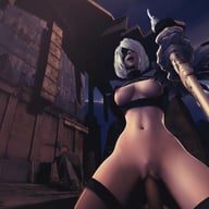 Nier: Automata - 2B Recharging on Top DarkDreams vr porn video vrporn.com virtual reality