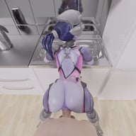 Widowmaker getting down and dirty in the kitchen Tiaz-3DX vr porn video vrporn.com virtual reality