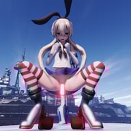 Kantai Collection - Shimakaze Live Fire Dildo Lewd FRAGGY vr porn video vrporn.com virtual reality