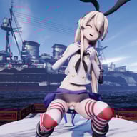Kantai Collection - Shimakaze Live Fire Dildo Lewd FRAGGY vr porn video vrporn.com virtual reality