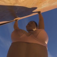 Body Scan In the Clouds (CGI Ray-Traced Beauty) SkinRays vr porn video vrporn.com virtual reality