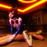 Overwatch - Dva Diner Reverse Cowgirl (A XXX Parody) xxx