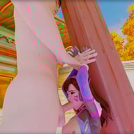 Overwatch - D.va facefucked LewdVROfficial vr porn video vrporn.com virtual reality