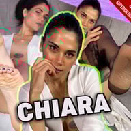 Dazzlingly Beautiful Chiara Tries On A Brand-New Pair Of Tights VRFootFetish Chiara vr porn video vrporn.com virtual reality