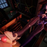 Genshin Impact - Mona Standing Footjob Lewd FRAGGY vr porn video vrporn.com virtual reality