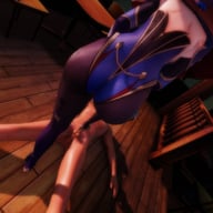 Genshin Impact - Mona Standing Footjob Lewd FRAGGY vr porn video vrporn.com virtual reality