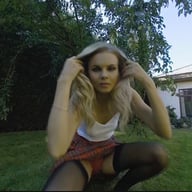 Girl in the Tartan Kilt StockingsVR Kate Jones vr porn video vrporn.com virtual reality