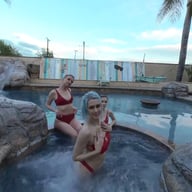 Hot Tub Voyeur EmilyBloom Ashleyy Emily Bloom Natalia vr porn video vrporn.com virtual reality