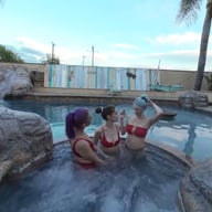 Hot Tub Voyeur EmilyBloom Ashleyy Emily Bloom Natalia vr porn video vrporn.com virtual reality