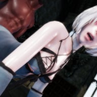 Nier Automata - 2B From Behind Lewd FRAGGY vr porn video