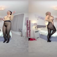 Alicia & Siobhan Ultimate Tease Duo Love To Play Siobhan Graves GlossTightsGlamourVR vr porn video