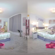 Porchia Halterneck Dress With Grey Glossy Tights full video