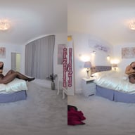 Frankie Satin Blouse With Black Skirt And Glossy Tights 4k vr porn video