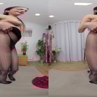 Tommy Tease Treat To Show off Her Glossy Legwear Tommy GlossTightsGlamourVR vr porn video