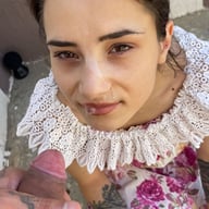 Zoe Foxxy - Helping my neighbour with a face full of cum porn