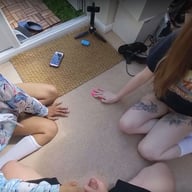 Blackstage Sesh With Two Hotties Bluelah perVRt vr porn video