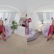 MLS Spoilt for choice from grey to black glossy legwear MonikaLaraSmith GlossTightsGlamourVR vr porn video