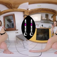 VR180 Lina Masturbates While Watching Porn FeelmeVR vr porn video